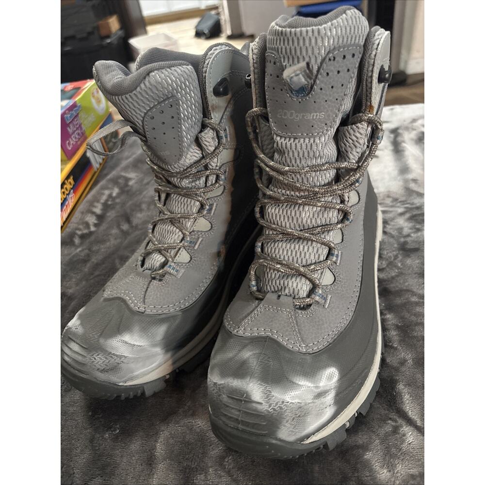 Columbia Bugaboot - Women's Size 7.5,Gray Insulated Waterproof Boots BL1572-051